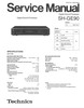 Thumbnail Technics SH-GE-90 equalizer , Service Manual