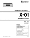 Thumbnail Esoteric X-01 , SACD , Service Manual