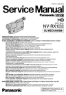 Thumbnail Panasonic Video-camera NV-RX1 , Service Manual Thumbnail Panasonic Video-camera NV-RX1 , Service Manual