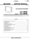 Thumbnail Sharp LC-13-B4E & LC-15-B4E lcd tv , Original Service Manual Thumbnail Sharp LC-13-B4E & LC-15-B4E lcd tv , Original Service Manual