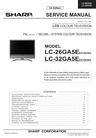 Thumbnail Sharp LC-26-GA5E & LC-32-GA5E , Original Service Manual