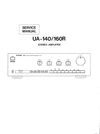 Thumbnail Uher UA-140 & UA-160R ,  Service Manual 