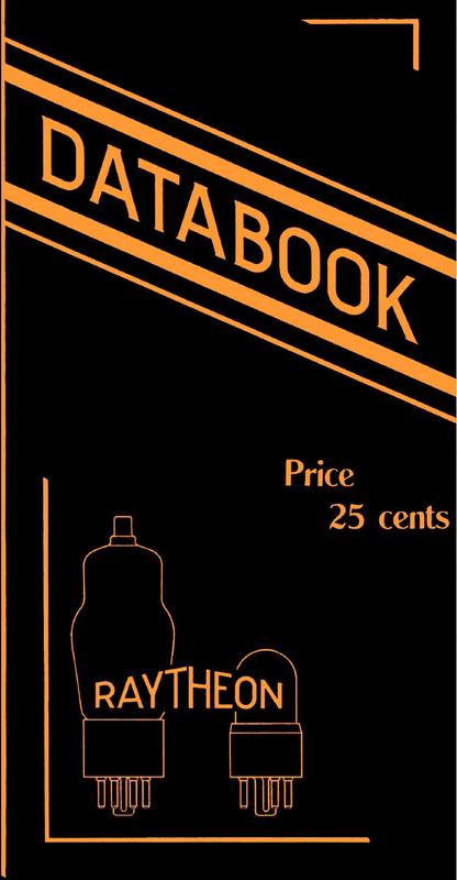 Product picture 1937 Raytheon for Tubes & Valves , Data Book 